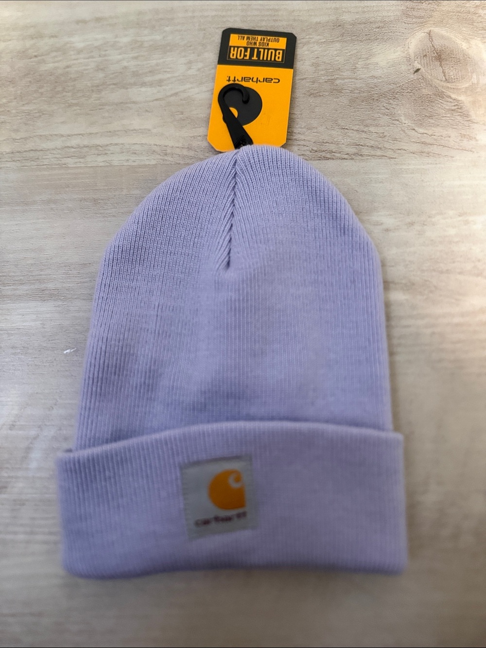 Carhartt Kids Lilac Knit Beanie Hat